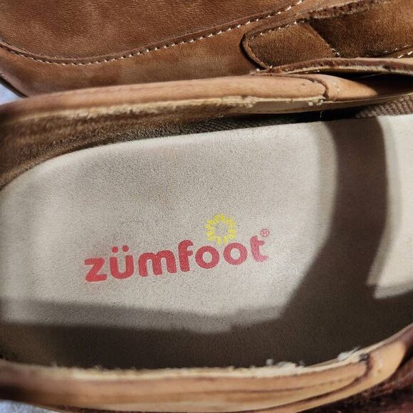 Zumfoot Constance Leather Mary Jane Shoes Adjustable Hook Loop Comfort Wear 39 - Picture 8 of 9